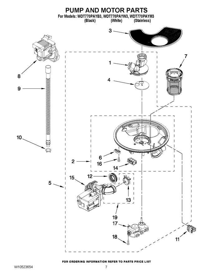 Diagram for WDT770PAYB3