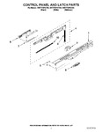 Diagram for 02 - Control Panel And Latch Parts
