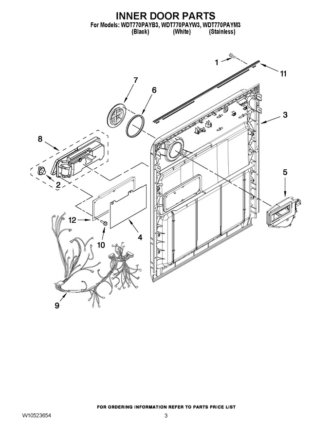 Diagram for WDT770PAYB3