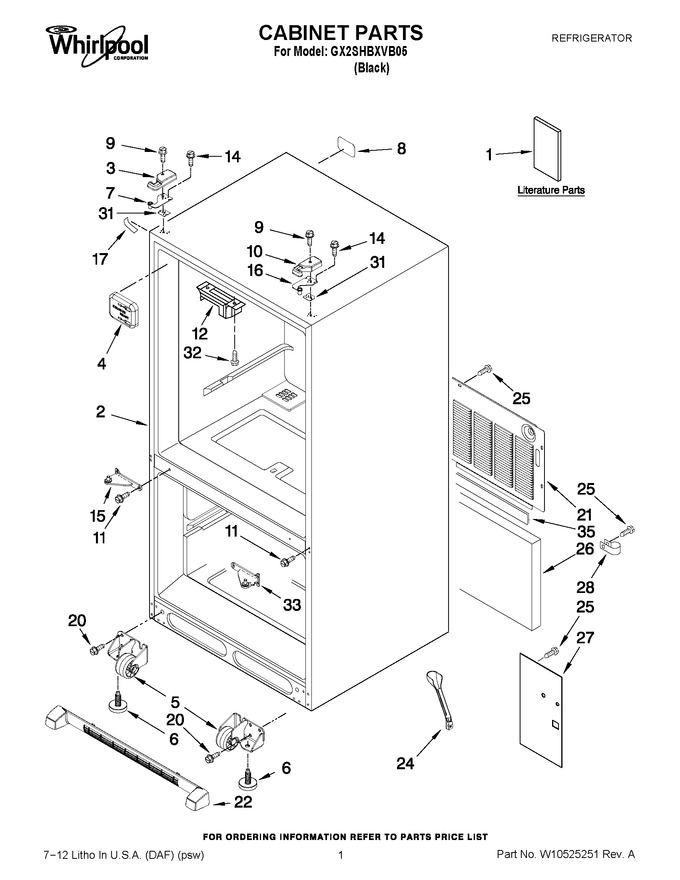Diagram for GX2SHBXVB05