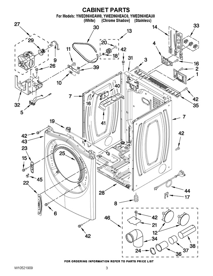 Diagram for YWED96HEAW0