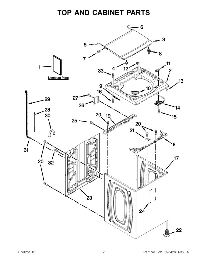 Diagram for WTW5800BC0