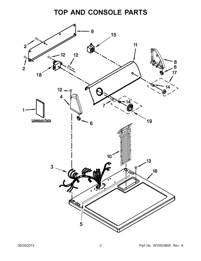 Diagram for 4GWED4750YQ2
