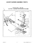Diagram for 05 - 8318272 Burner Assembly Parts