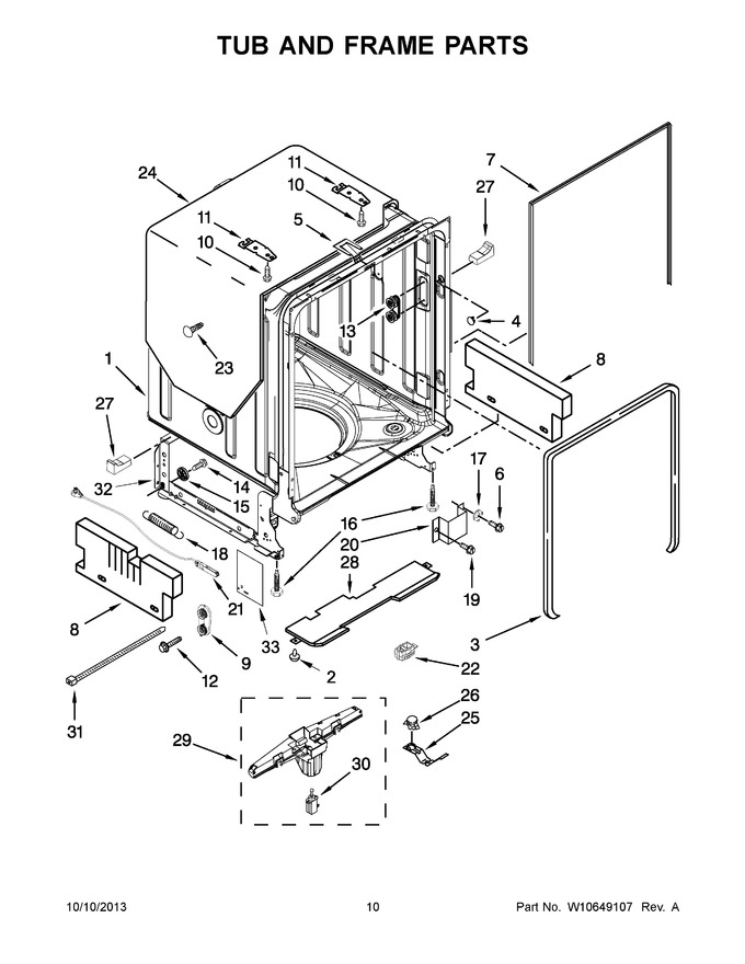 Diagram for KUDS35FXBLA
