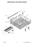 Diagram for 10 - Upper Rack And Track Parts