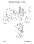 Diagram for 10 - Dispenser Front Parts