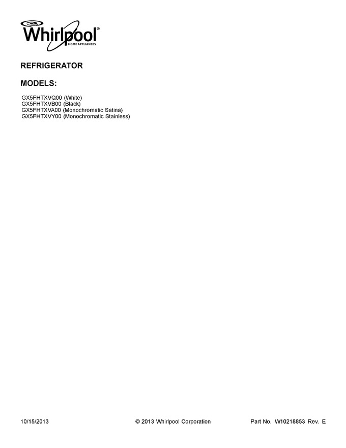Diagram for GX5FHTXVA00