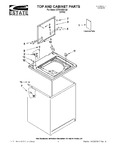 Diagram for 01 - Top And Cabinet Parts