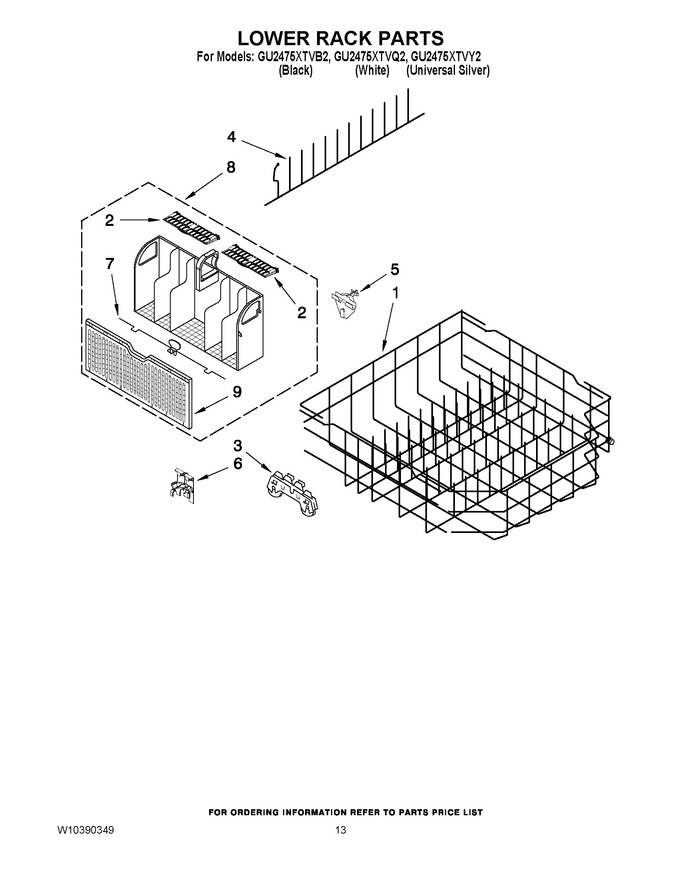 Diagram for GU2475XTVY2