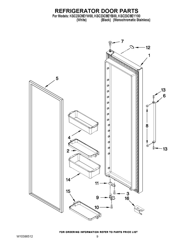 Diagram for KSC23C9EYW00
