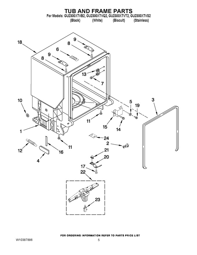 Diagram for GU2300XTVS2