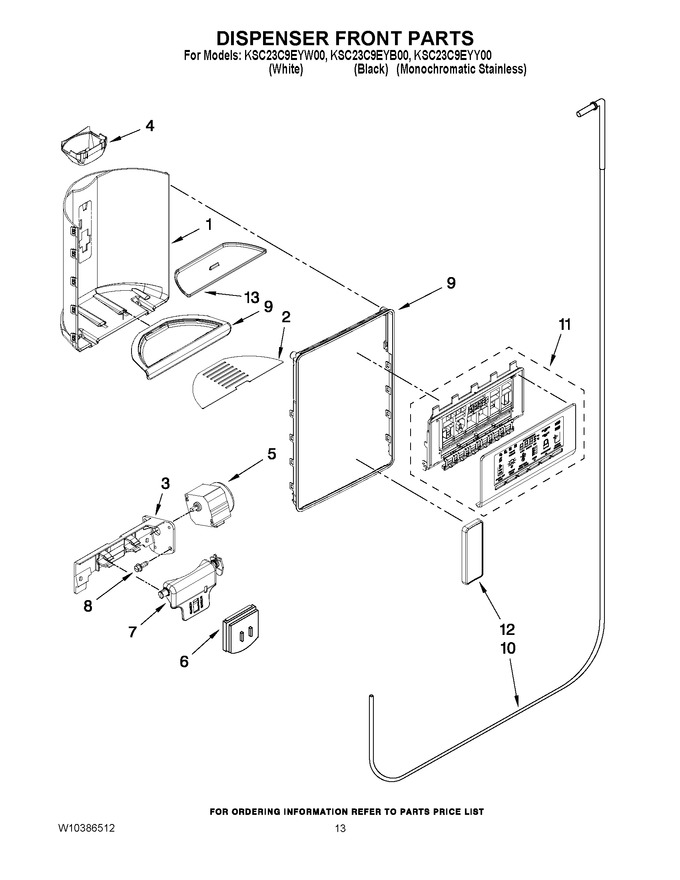Diagram for KSC23C9EYW00