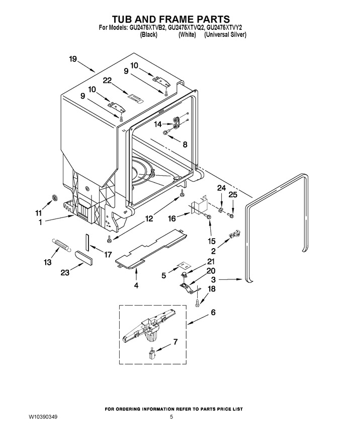 Diagram for GU2475XTVY2