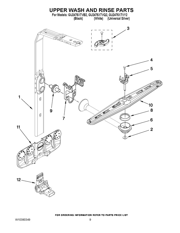 Diagram for GU2475XTVY2