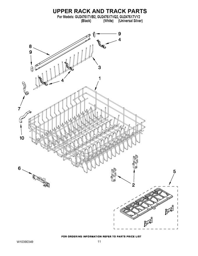 Diagram for GU2475XTVY2