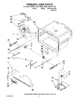 Diagram for 06 - Freezer Liner Parts
