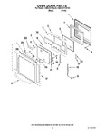 Diagram for 03 - Oven Door Parts