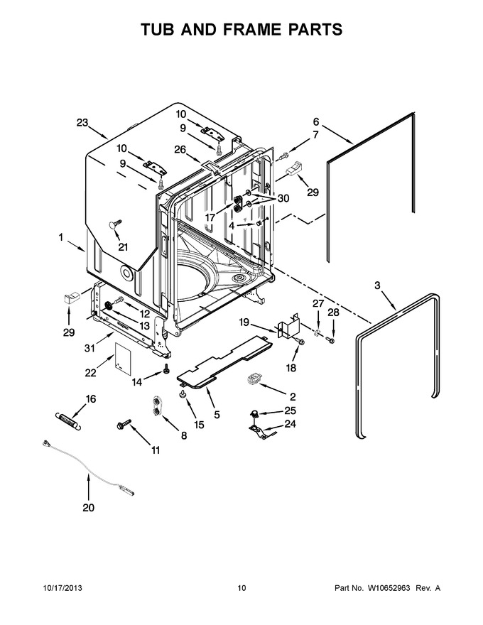 Diagram for WDT910SAYM3