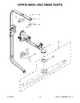 Diagram for 08 - Upper Wash And Rinse Parts