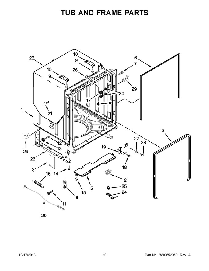 Diagram for WDT910SSYM3