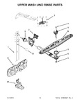 Diagram for 08 - Upper Wash And Rinse Parts