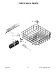 Diagram for 11 - Lower Rack Parts