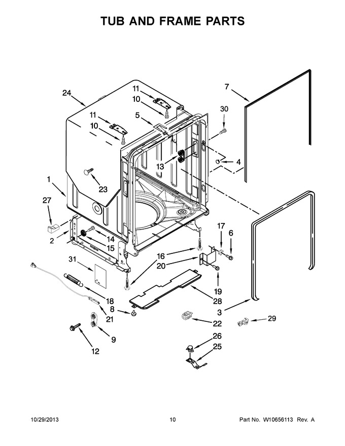Diagram for KUDL15FXWH7