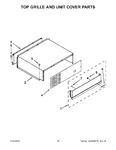 Diagram for 10 - Top Grille And Unit Cover Parts