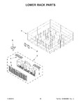 Diagram for 11 - Lower Rack Parts