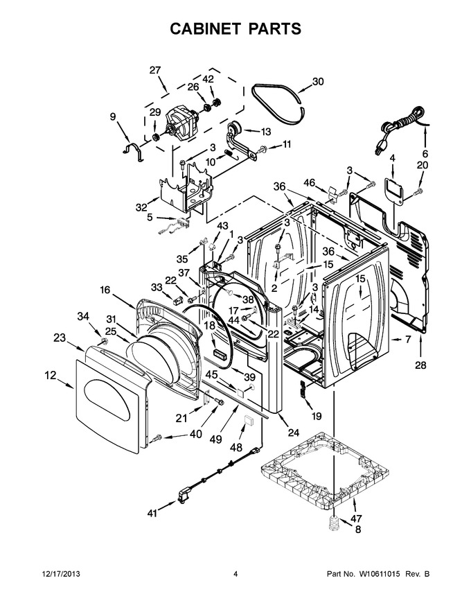 Diagram for WGD8500BR0