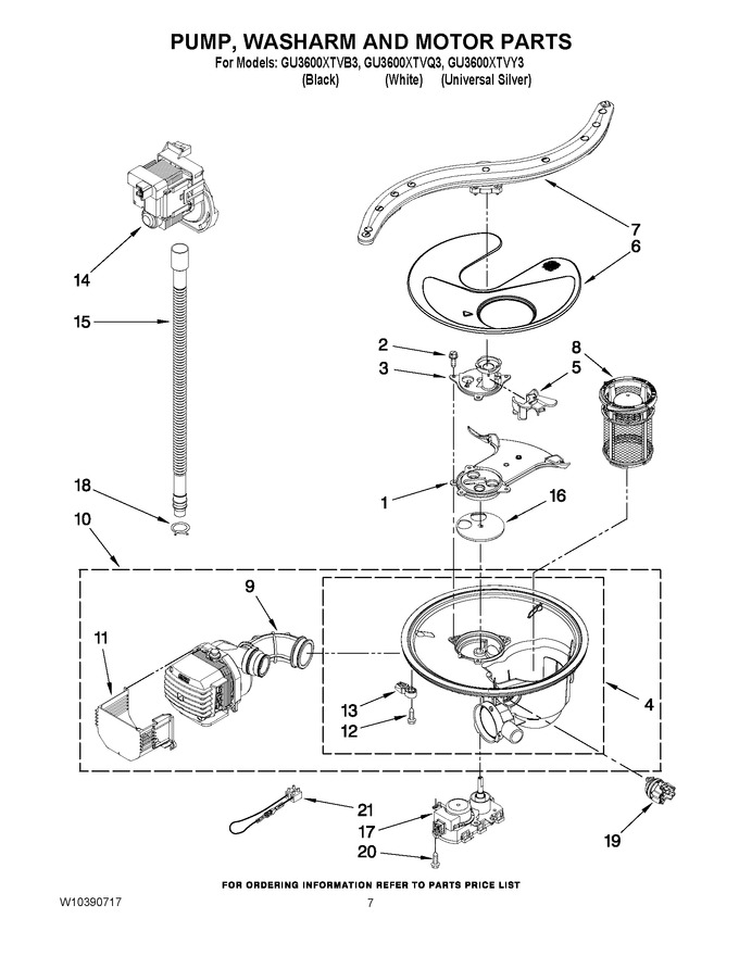 Diagram for GU3600XTVB3
