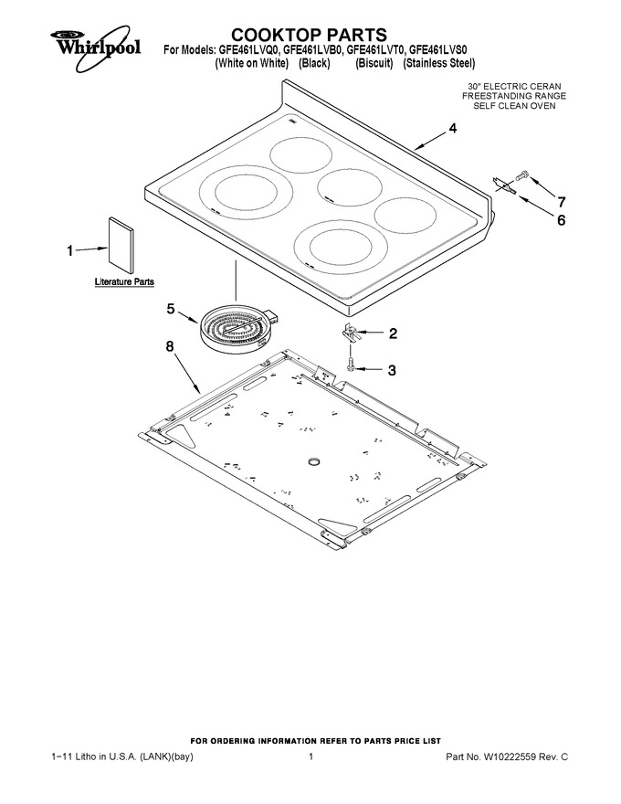 Diagram for GFE461LVQ0