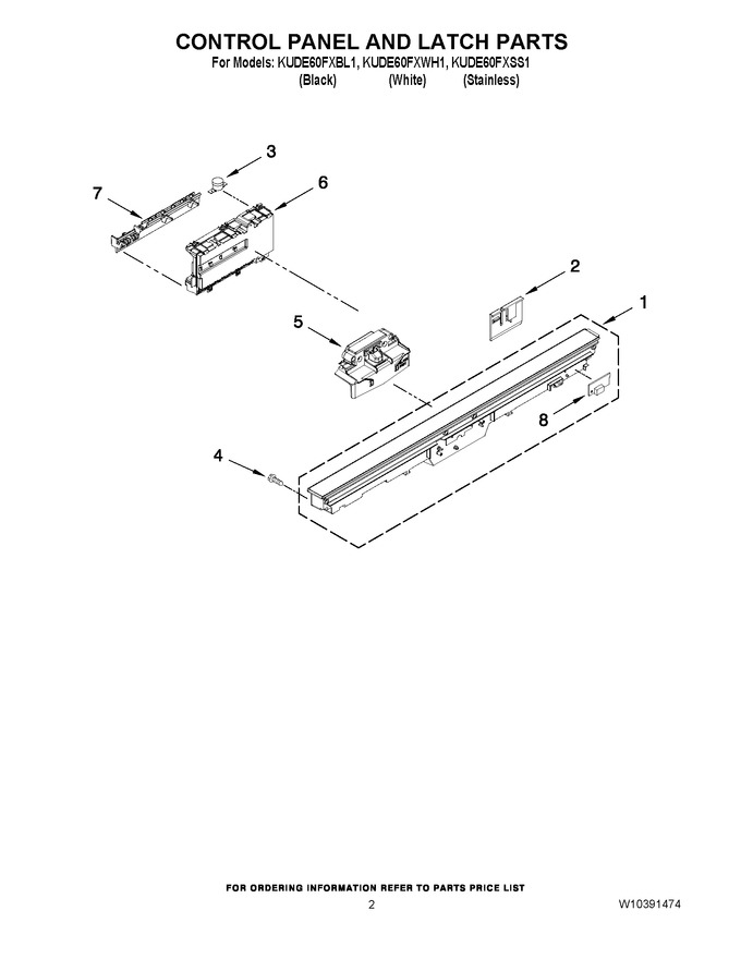 Diagram for KUDE60FXWH1