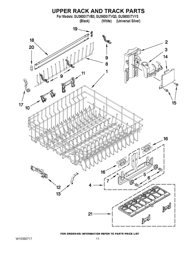 Diagram for GU3600XTVB3