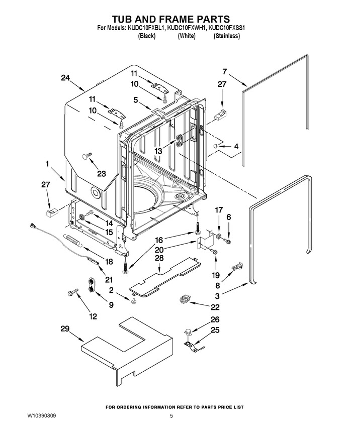 Diagram for KUDC10FXSS1