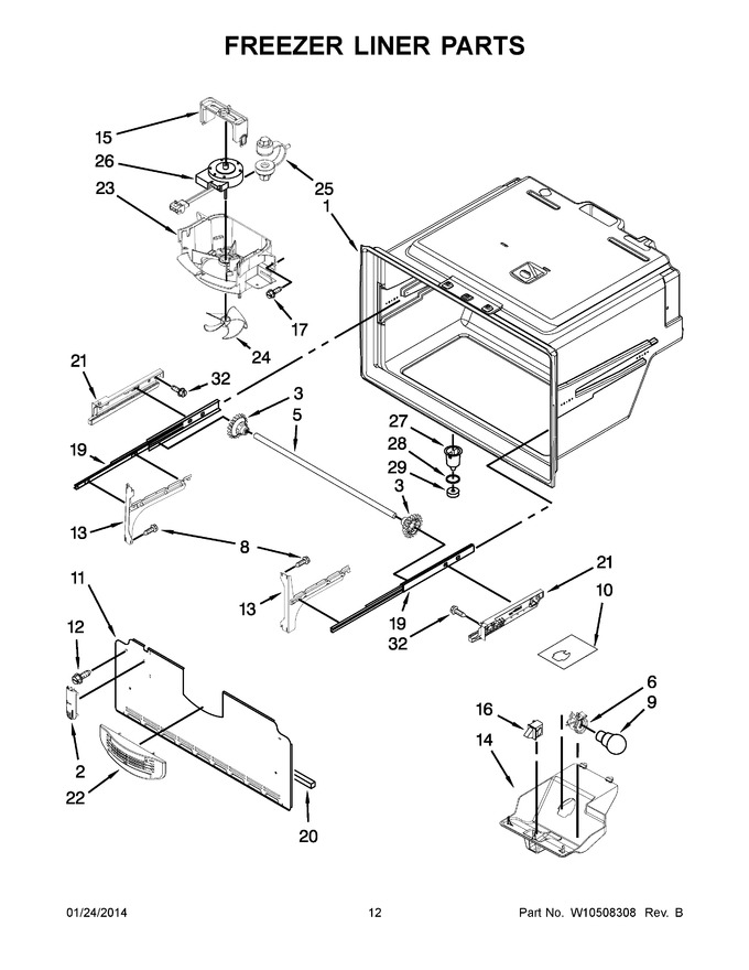 Diagram for KFIS25XVMS10