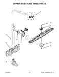 Diagram for 08 - Upper Wash And Rinse Parts