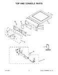 Diagram for 02 - Top And Console Parts