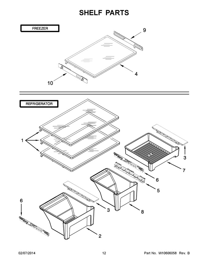 Diagram for WRT371SZBF00