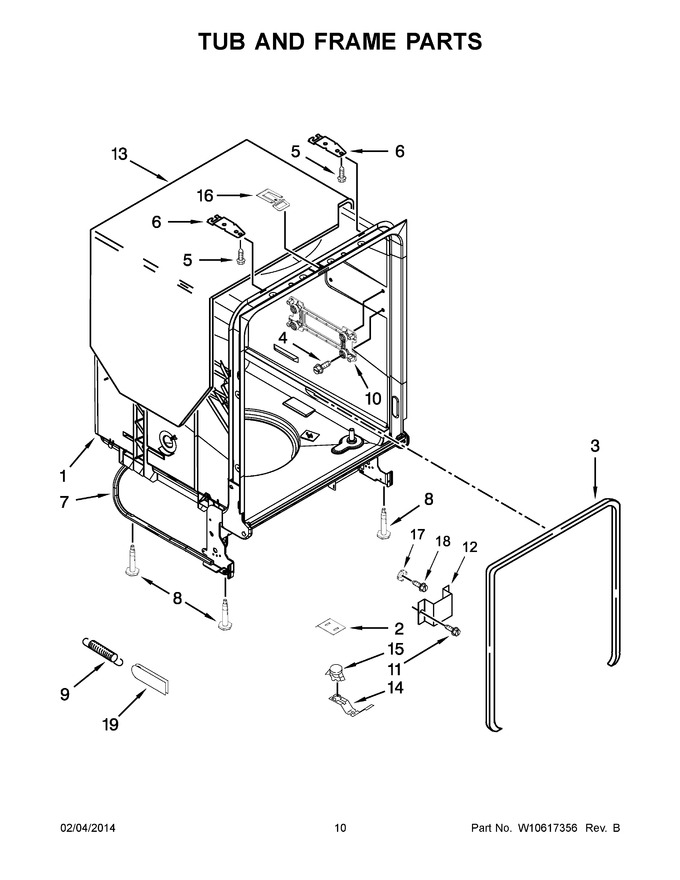Diagram for WDF730PAYB6