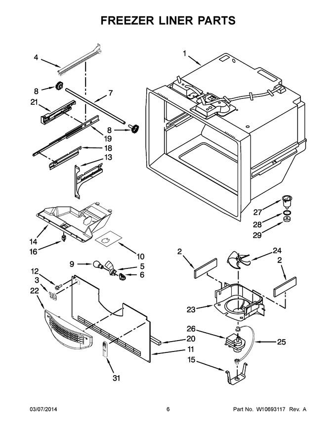 Diagram for 5GBB22PRAW00