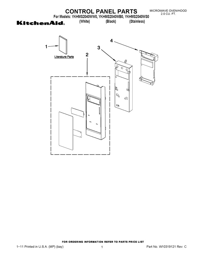 Diagram for YKHMS2040WW0