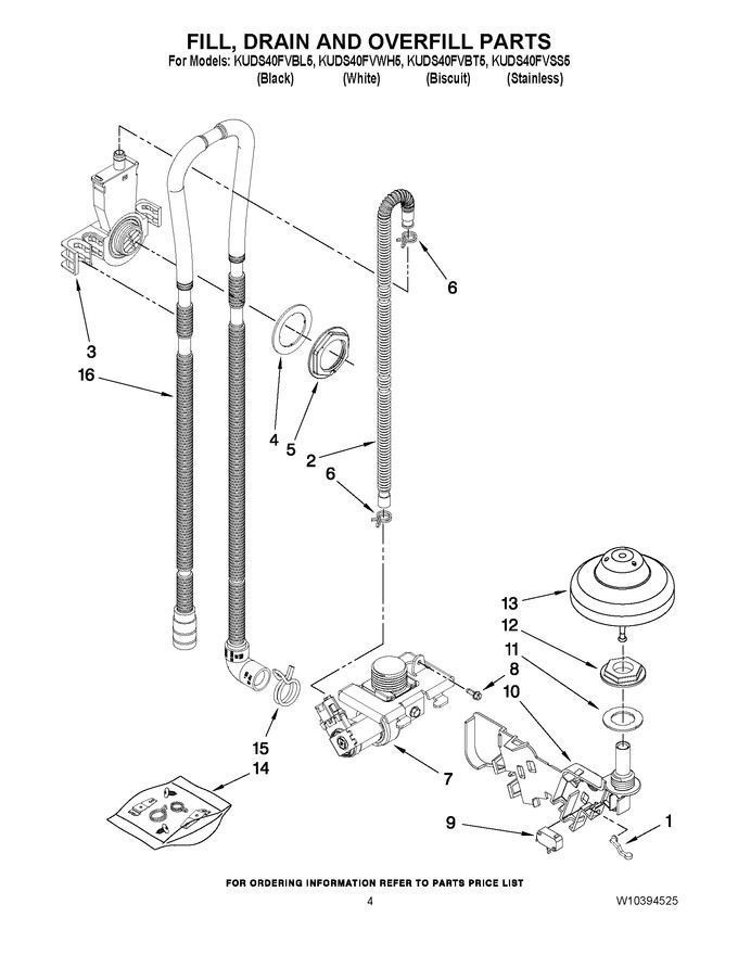 Diagram for KUDS40FVWH5