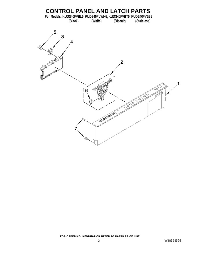 Diagram for KUDS40FVWH5