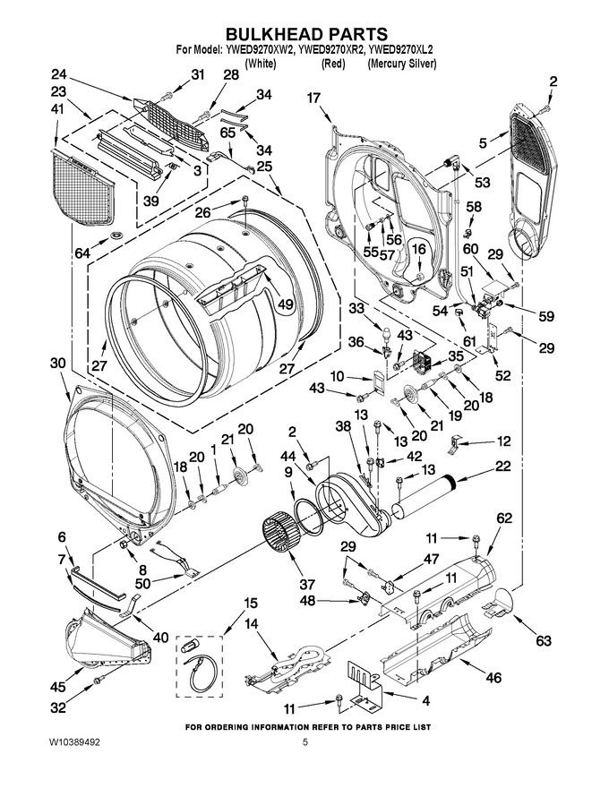 Diagram for YWED9270XR2