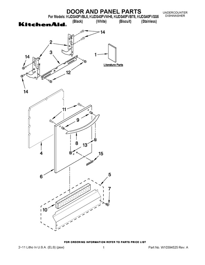 Diagram for KUDS40FVSS5
