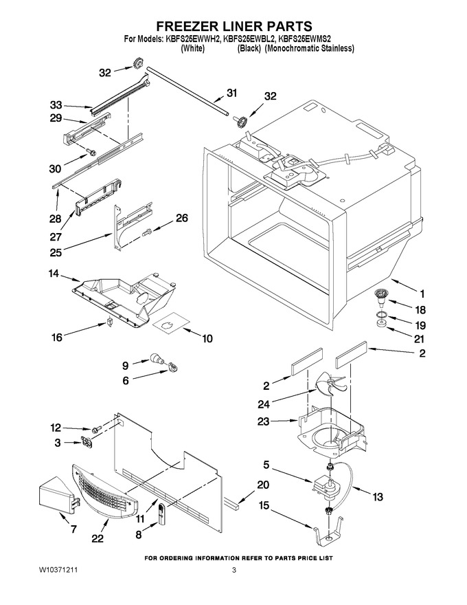 Diagram for KBFS25EWBL2