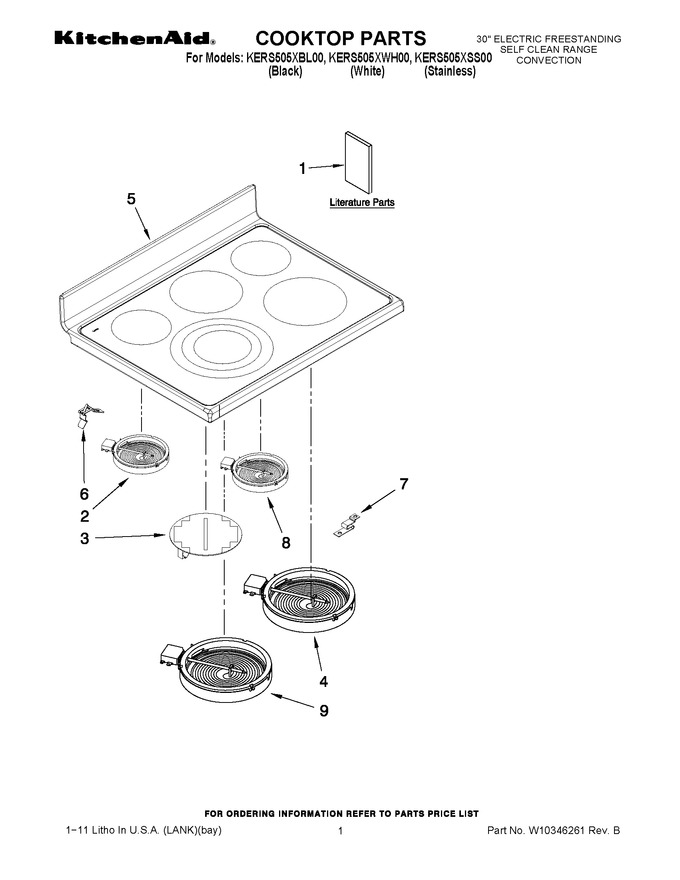 Diagram for KERS505XSS00