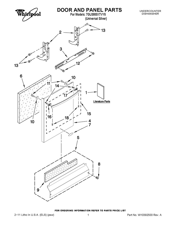 Diagram for 7GU3800XTVY5